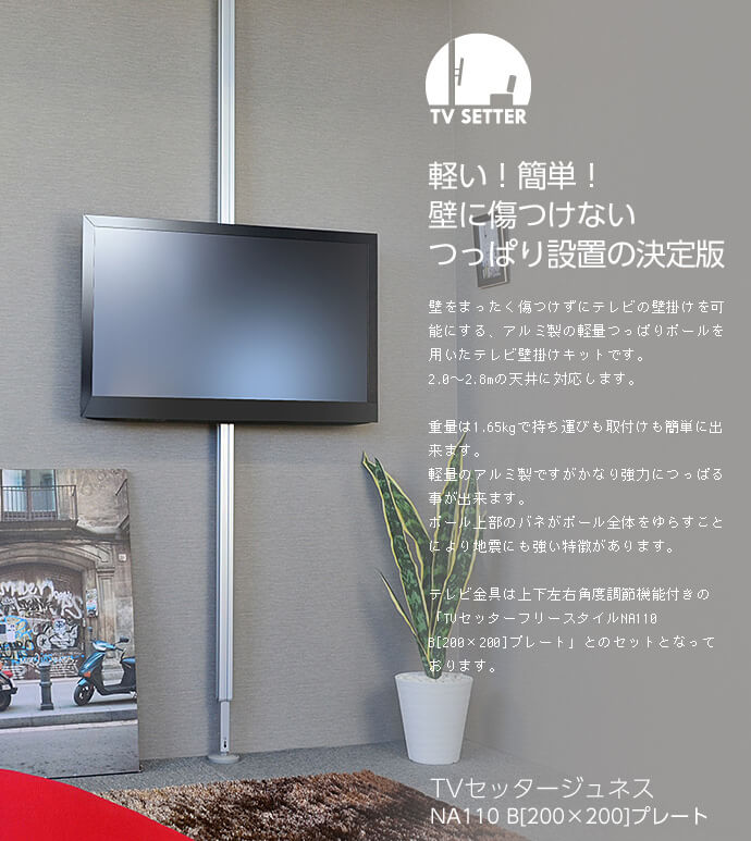 Tvセッタージュネスna110 Ssサイズ ビッグプレート テレビ壁掛けの情報満載 安心の専門店 フッフール